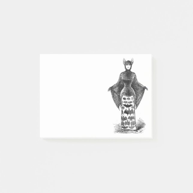 Notas Post-it® Bate victoriano vintage (Anverso)