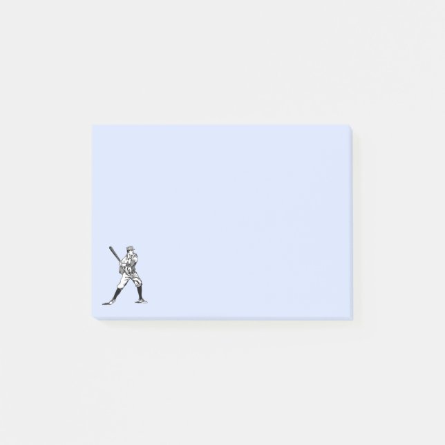 Notas Post-it® Bateador de béisbol (Anverso)