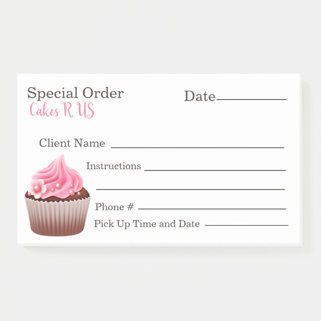 Notas Post-it® Baterías Business Special Order Note Pad (Anverso)