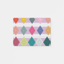 Notas Post-it® Bauhaus Diamond Quilt