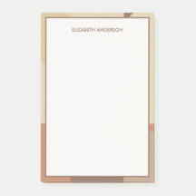 Bauhaus Terracota Beige Abstract Personalizado