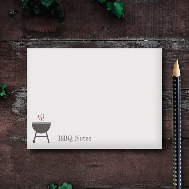 Notas Post-it® BBQ rusa (Rustic BBQ Post-it Notes)