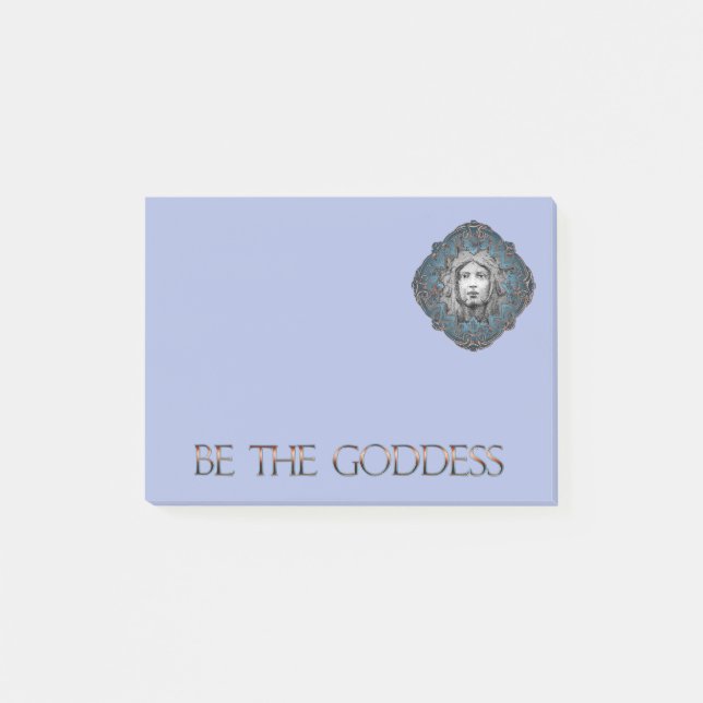 Notas Post-it® Be the Goddess Post-It Notes (Anverso)