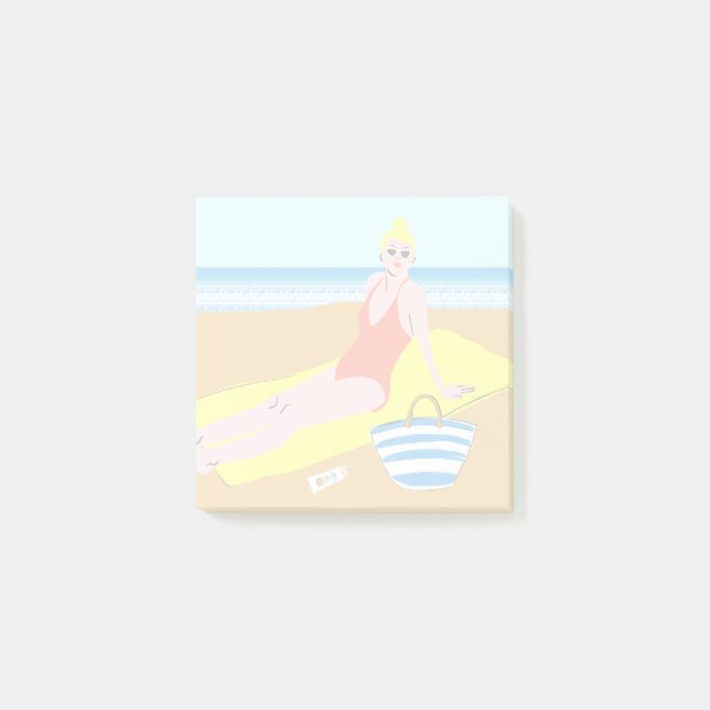 Notas Post-it® Beachy Keen - Amarillo (Anverso)