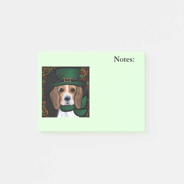Notas Post-it® Beagle (Anverso)