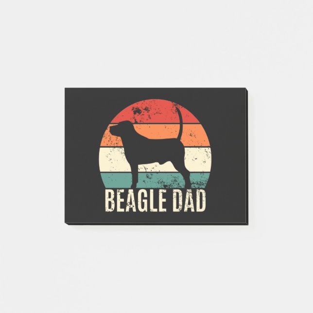 Notas Post-it® Beagle Dad (Anverso)