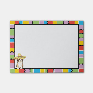 Notas Post-it® Beagle de la fiesta