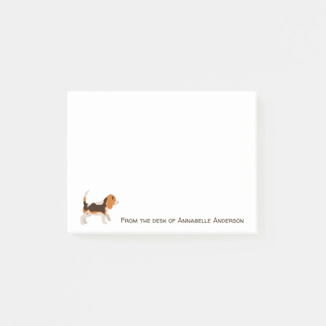 Notas Post-it® Beagle Post-it Notes (Anverso)