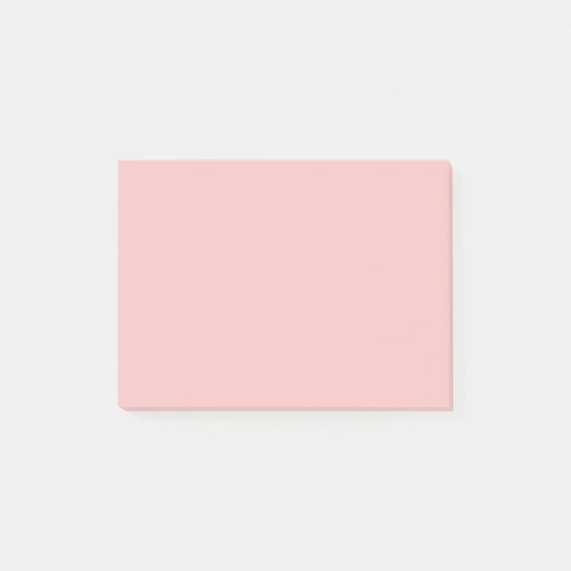 Notas Post-it® Bebé rosa de primer color (Anverso)