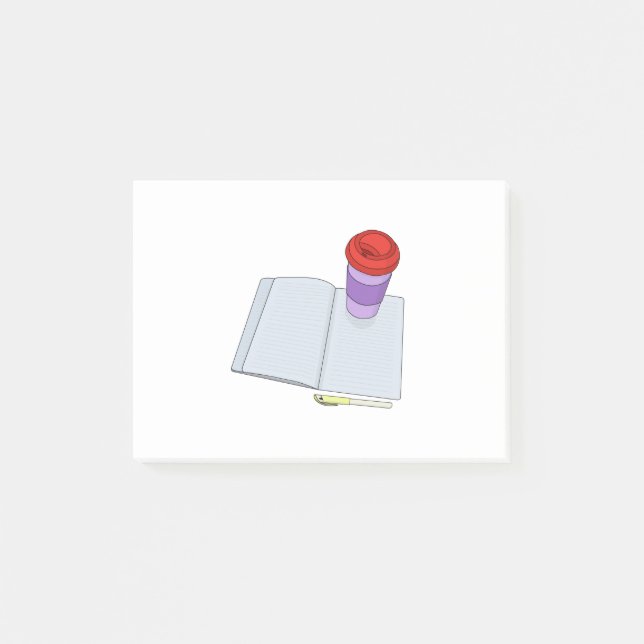 Notas Post-it® Beber y escribir (Anverso)