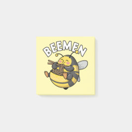Notas Post-it® Bee Eating Ramen = BEEMEN