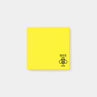 Notas Post-it® Bee Nice with Minimal Design