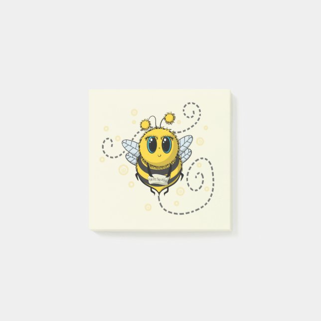 Notas Post-it® Bee Post-it Notes (Anverso)