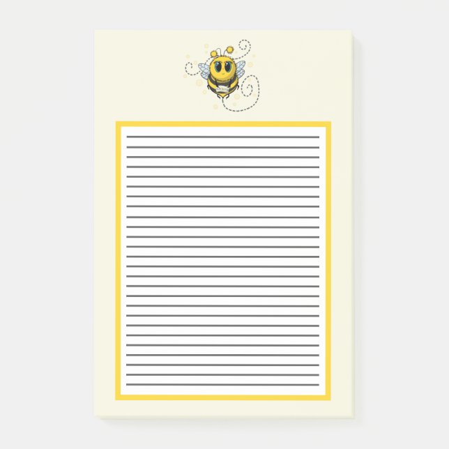 Notas Post-it® Bee Post-it Notes (Anverso)