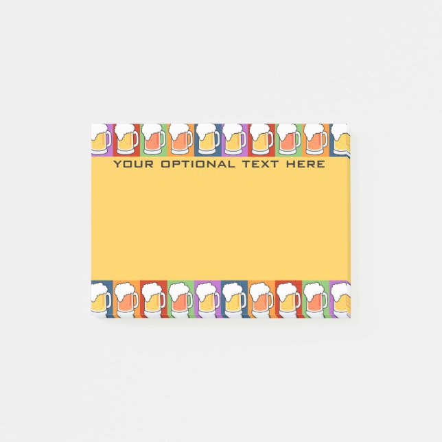 Notas Post-it® beER Pop Art personalizado Post-It anota (Anverso)