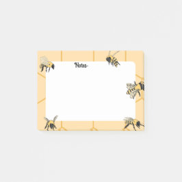 Notas Post-it® Bees Honeycomb Bee Farm