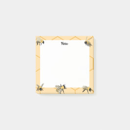 Notas Post-it® Bees Honeycomb Bee Farm