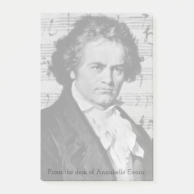 Notas Post-it® Beethoven (Anverso)