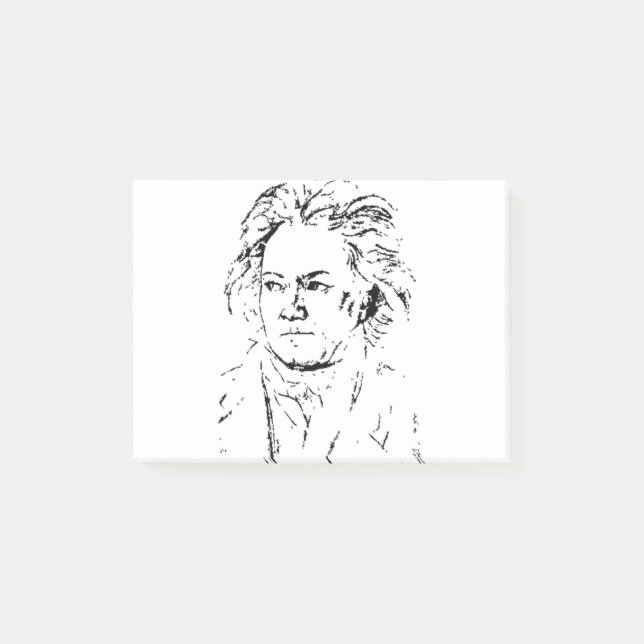 Notas Post-it® Beethoven (Anverso)