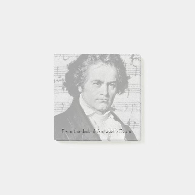 Notas Post-it® Beethoven (Anverso)