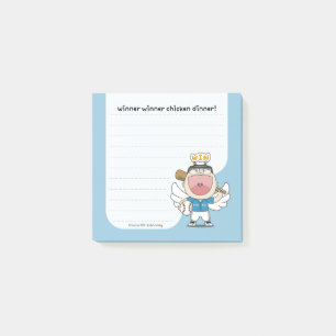 Notas Post-it® béisbol de soso Honey