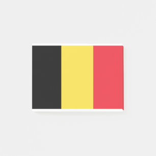 Notas Post-it® Belgien - Belgique - België - Bandera de Bélgica