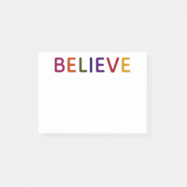 Notas Post-it® Believe Multicolored