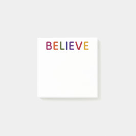 Notas Post-it® Believe Multicolored
