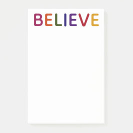Notas Post-it® Believe Multicolored