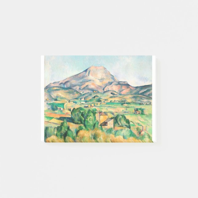 Notas Post-it® Bella Artes Mont Sainte-Victoire por Paul Cézanne (Anverso)