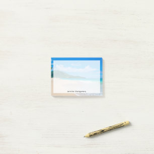 Notas Post-it® Bella Playa Escénica de Destino Tropical