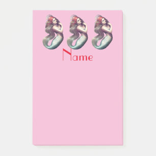 Notas Post-it® Belleza de la sirena pelirroja Thunder_Cove