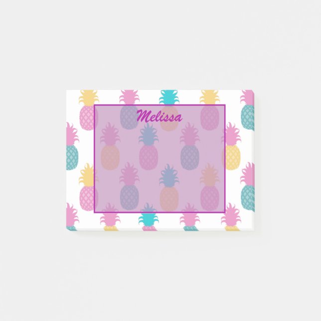 Notas Post-it® Belleza de piña tropical (Anverso)