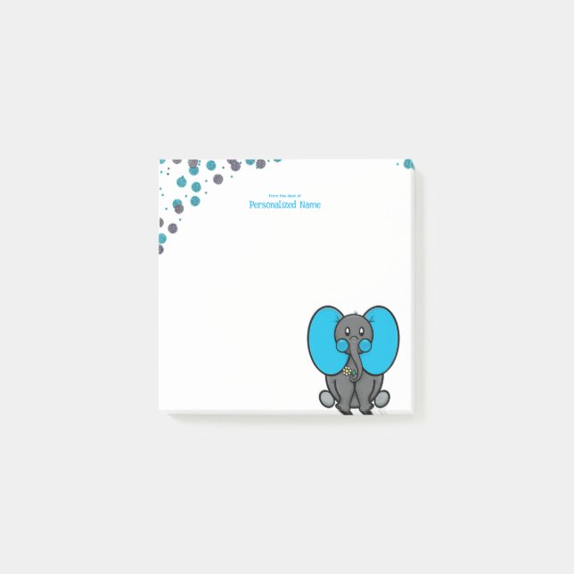 Notas Post-it® Belly Phant Dots (Anverso)