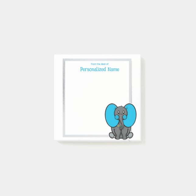 Notas Post-it® Belly Phant Gray (Anverso)