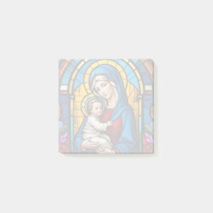 Notas Post-it® Bendita Madre María y Niño Jesús - Virgen María