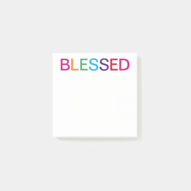 Notas Post-it® Bendito Multi Color (Anverso)