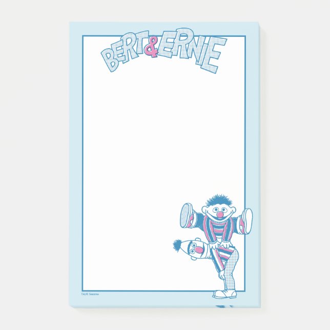 Notas Post-it® Bert y Ernie | Siempre Tienes la espalda (Anverso)