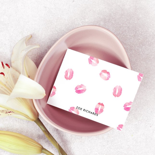 Notas Post-it® Besos acuarelas - Nombre (Subido por el creador)