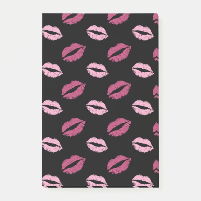 Notas Post-it® Besos Rosados (Anverso)