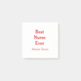 Notas Post-it® Best nurse ever medical professional paramedical d