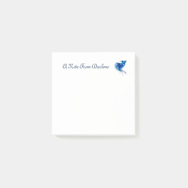 Notas Post-it® Betta Fish (Anverso)