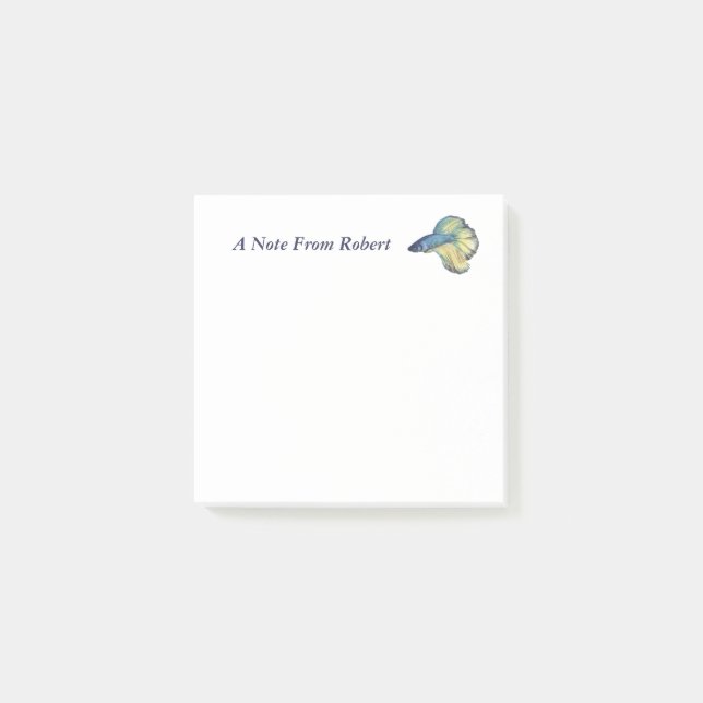 Notas Post-it® Betta Fish (Anverso)