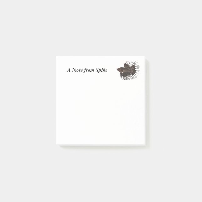 Notas Post-it® Betta Fish Notes (Anverso)