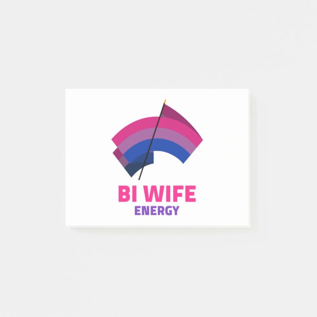 Notas Post-it® Bi Wife Energy (Anverso)