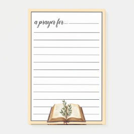 Notas Post-it® Bible and Greenery War Room Prayer