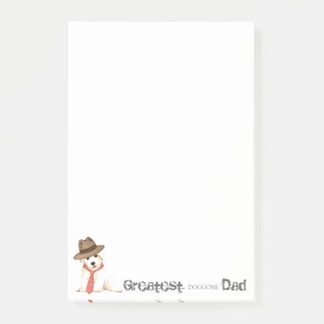 Notas Post-it® Bichon Dad (Anverso)