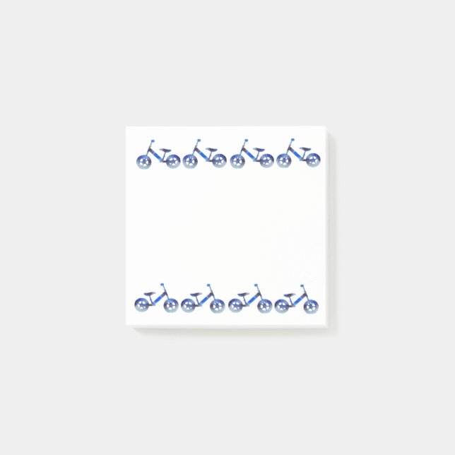 Notas Post-it® Bicicleta de balance (Anverso)