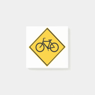 Notas Post-it® Bicicleta de Rótulo por carretera