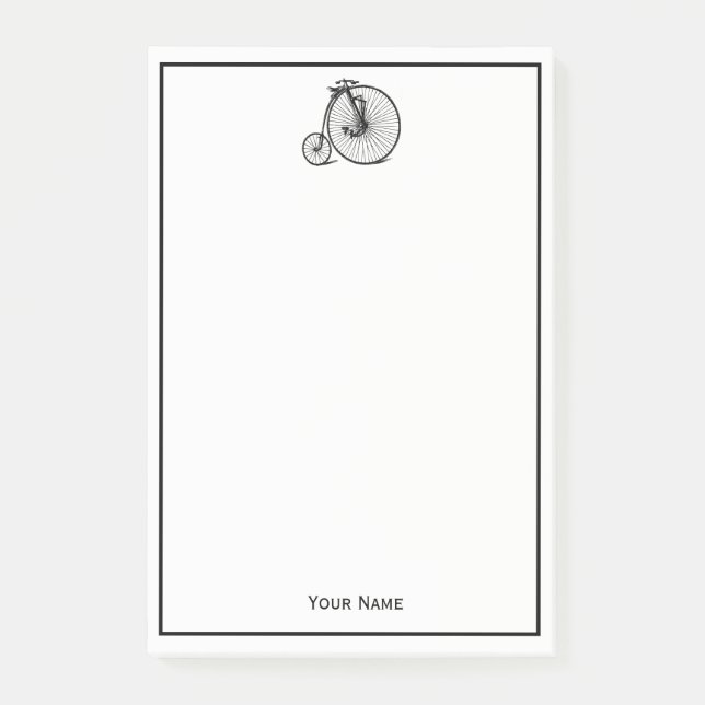 Notas Post-it® Bicicleta para bicicletas de avituallamiento Vinta (Anverso)
